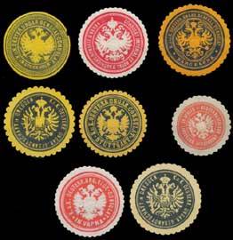 Österreich Konsulat Sammlung Siegelmarken