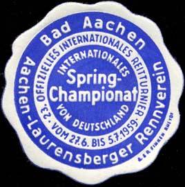 Internationales Spring-Championat von Deutschland
