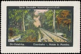 Deutsch-Ostafrika Eisenbahn bei Mombo