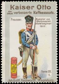 Musketier vom I. Westpreussischen Infanterieregiment