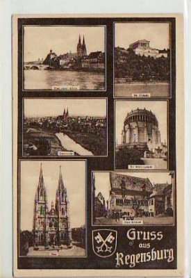 Regensburg kleine Bilder AK ca 1915